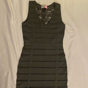 Black Lace Back Midi Dress - Never Worn